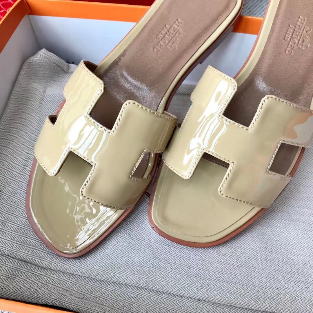 에르메스 올수공 오란 슬리퍼 샌들 페이던트 27